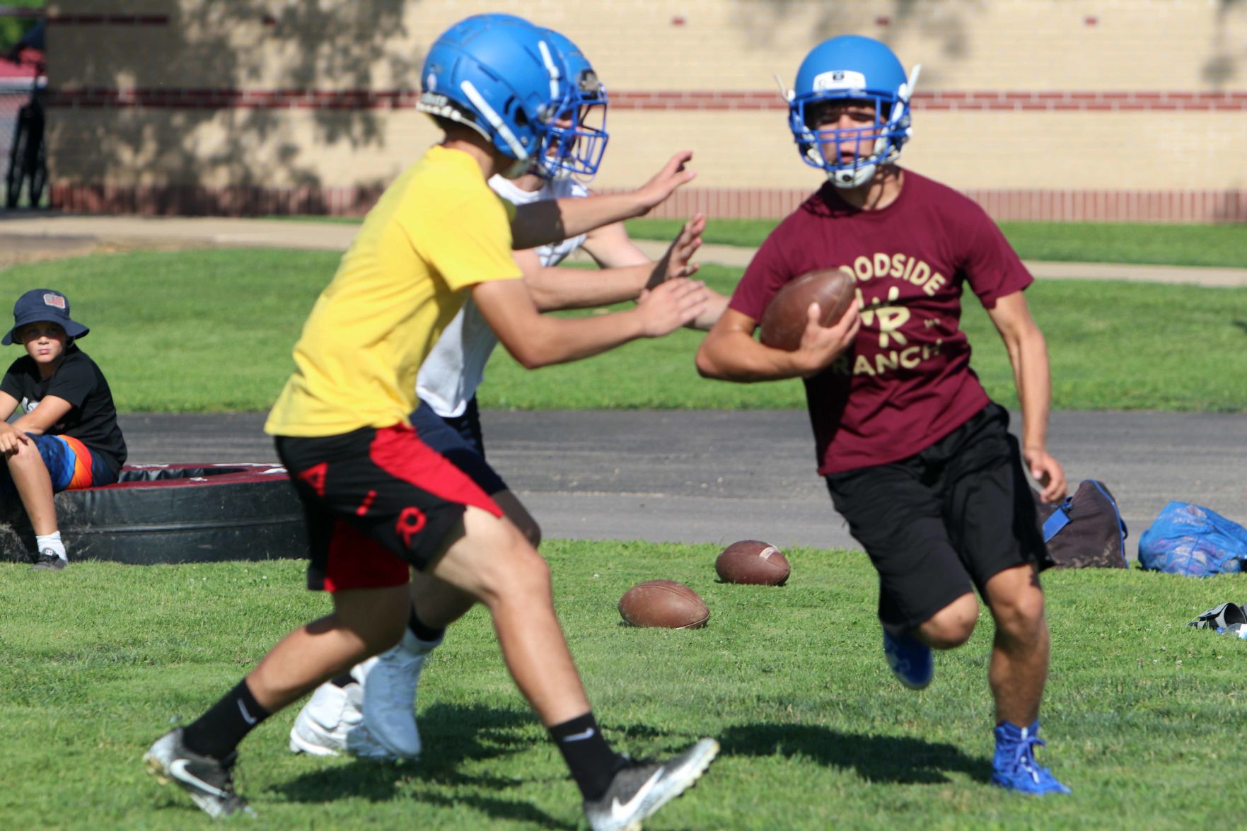 New Lisbon Football Practice